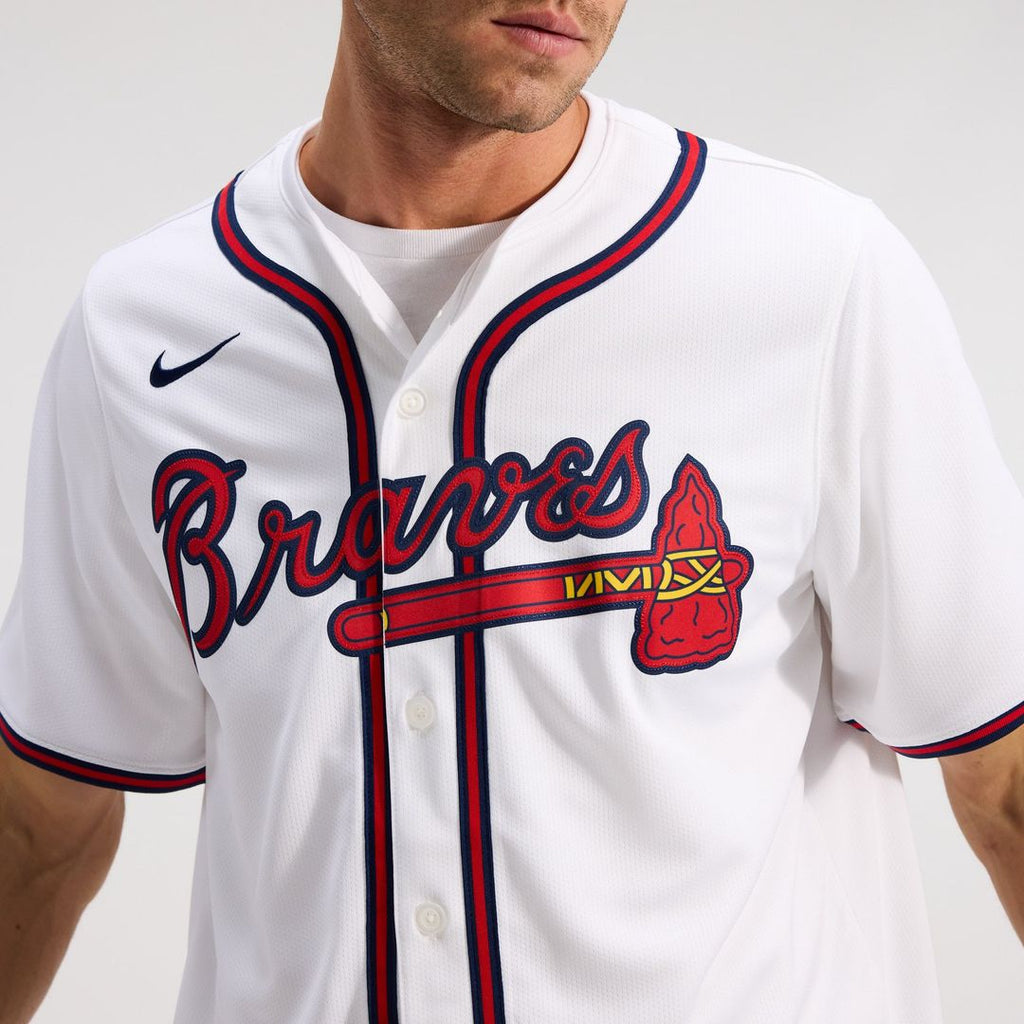 Atlanta Braves Nike White Home Limited Jersey product image 20, provided for visual reference and product detail review