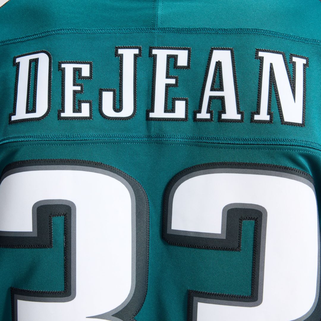 Philadelphia Eagles Cooper DeJean Nike Midnight Green Team Vapor F.U.S.E. Stitched Limited Jersey product image 11, provided
