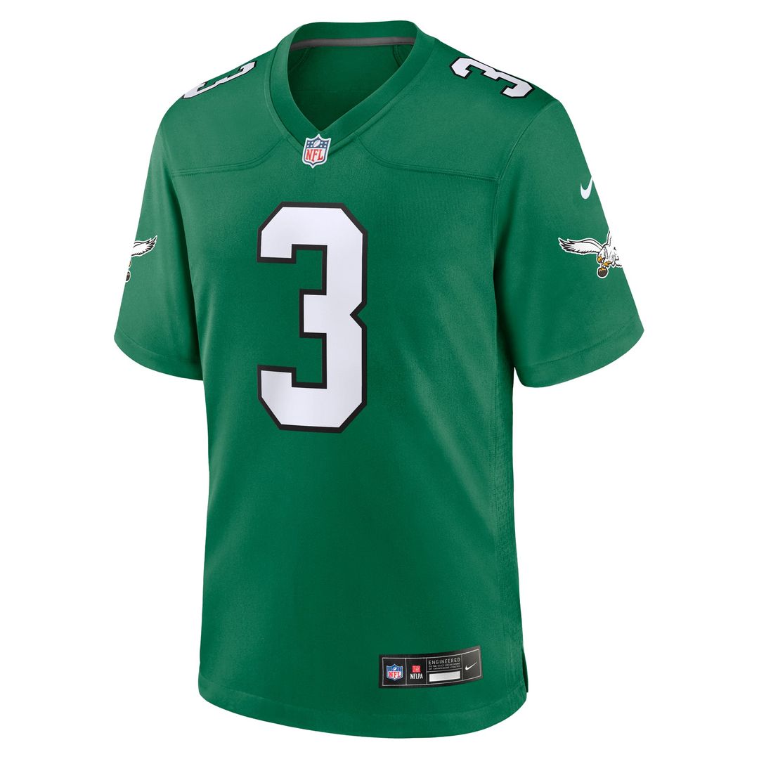 Philadelphia Eagles Nolan Smith Nike Kelly Green Alternate Game Jersey product image 2, provided for visual reference and