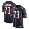 Chicago Bears Jonah Jackson Nike Navy Team Game Jersey product image 1, provided for visual reference and product detail