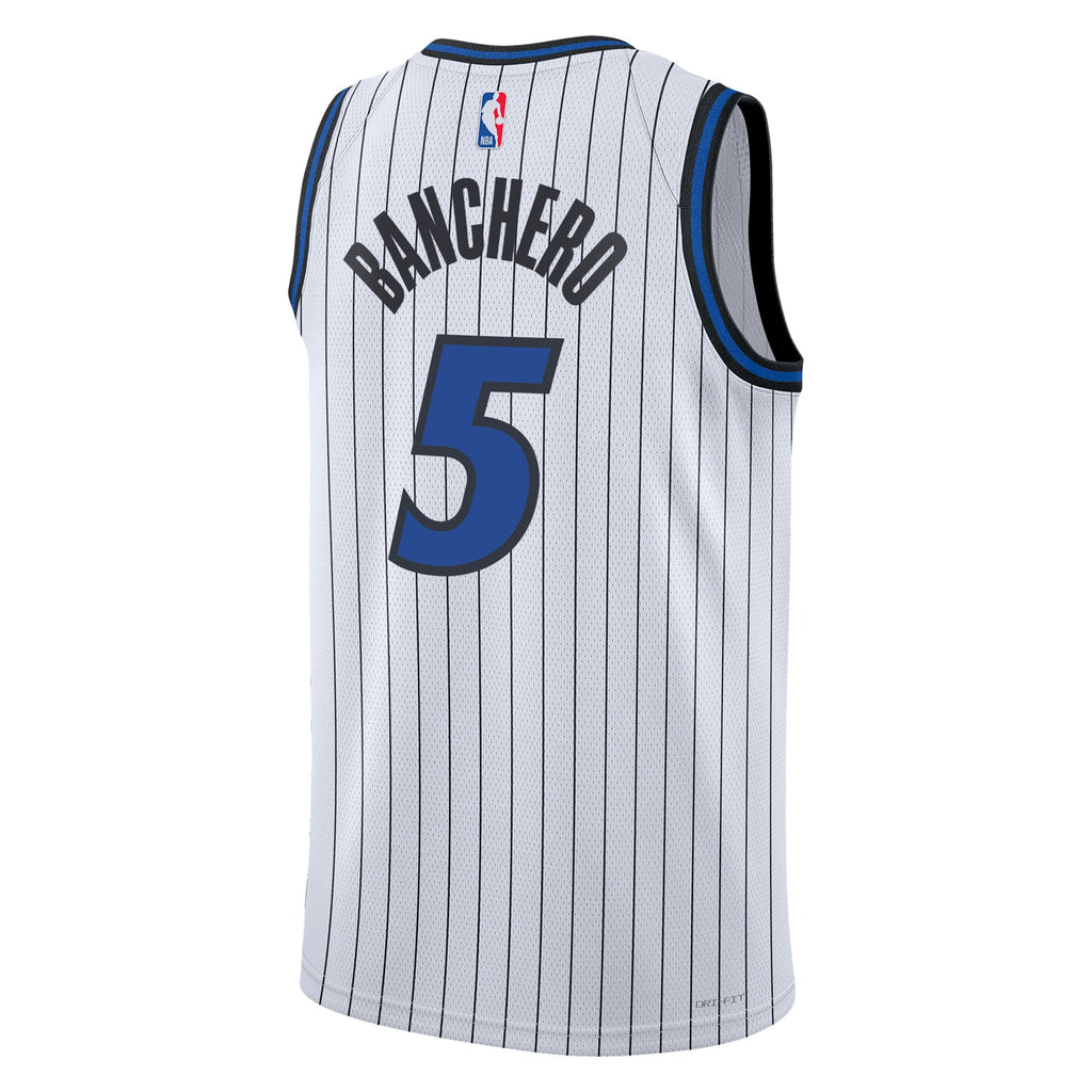 Orlando Magic Nike Replica Association Edition Swingman Jersey - White - Paolo Banchero - Unisex product image 4, provided