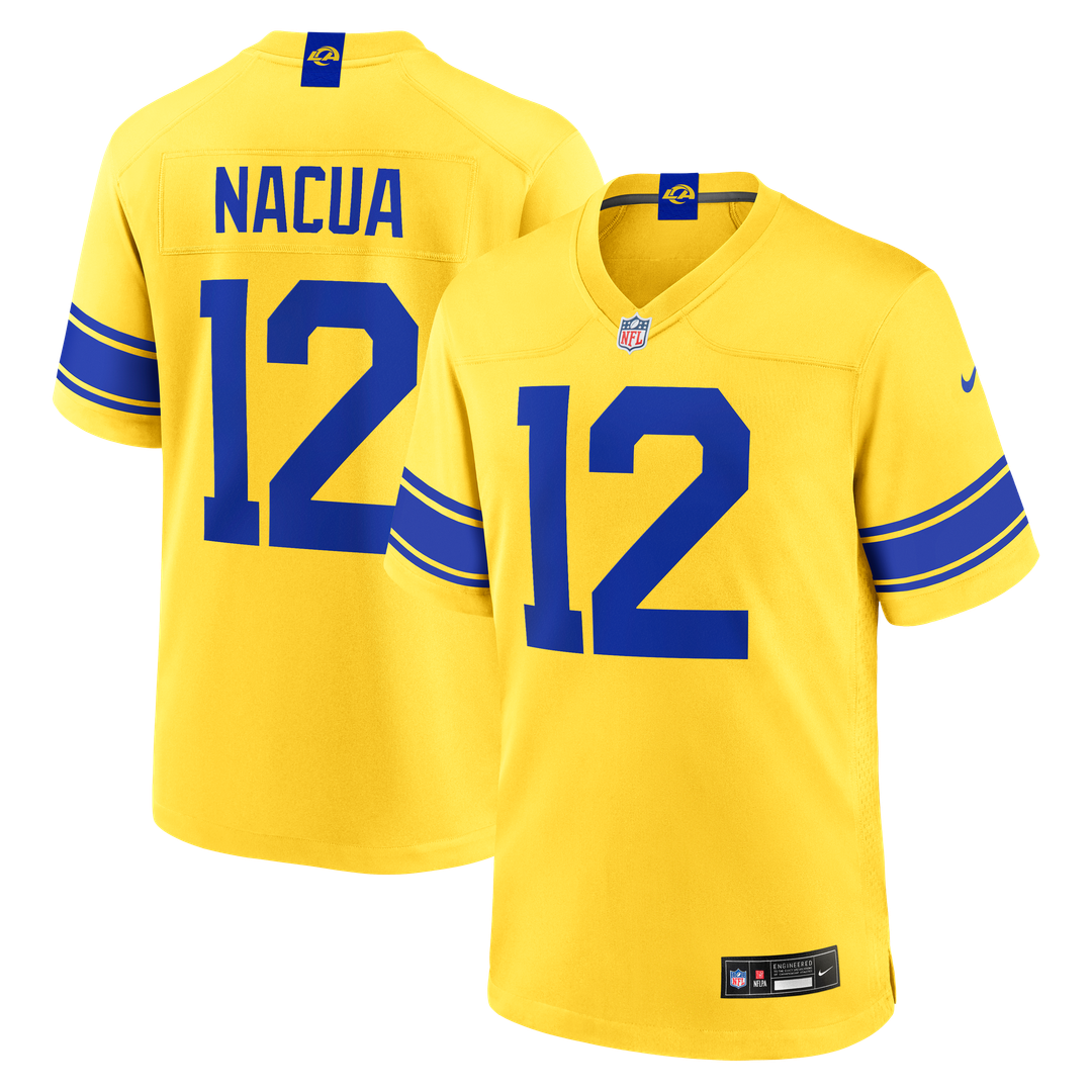 Los Angeles Rams Puka Nacua Nike Royal Team Game Player Jersey product image 30, provided for visual reference and product