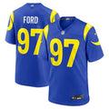 Los Angeles Rams Poona Ford Nike Royal Game Jersey product image 1, provided for visual reference and product detail review