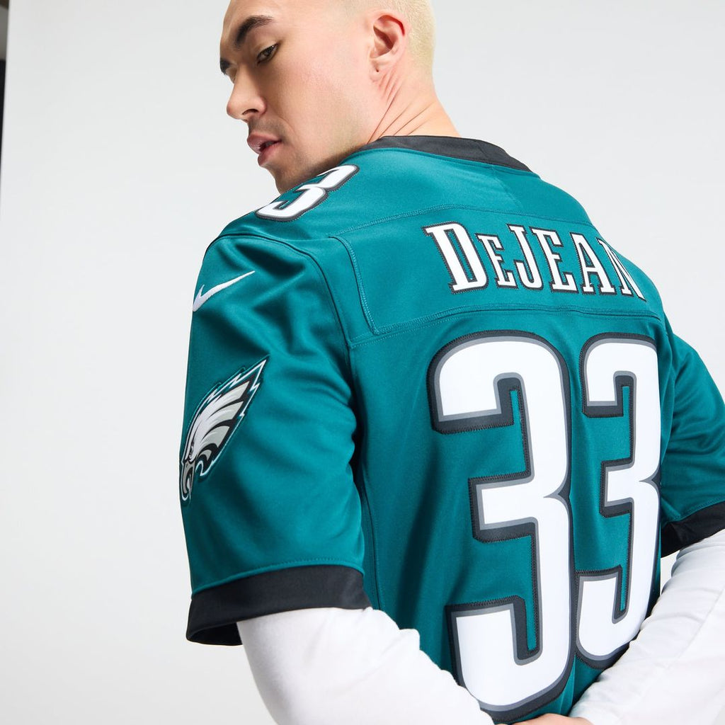 Philadelphia Eagles Cooper DeJean Nike Midnight Green Team Vapor F.U.S.E. Stitched Limited Jersey product image 9, provided