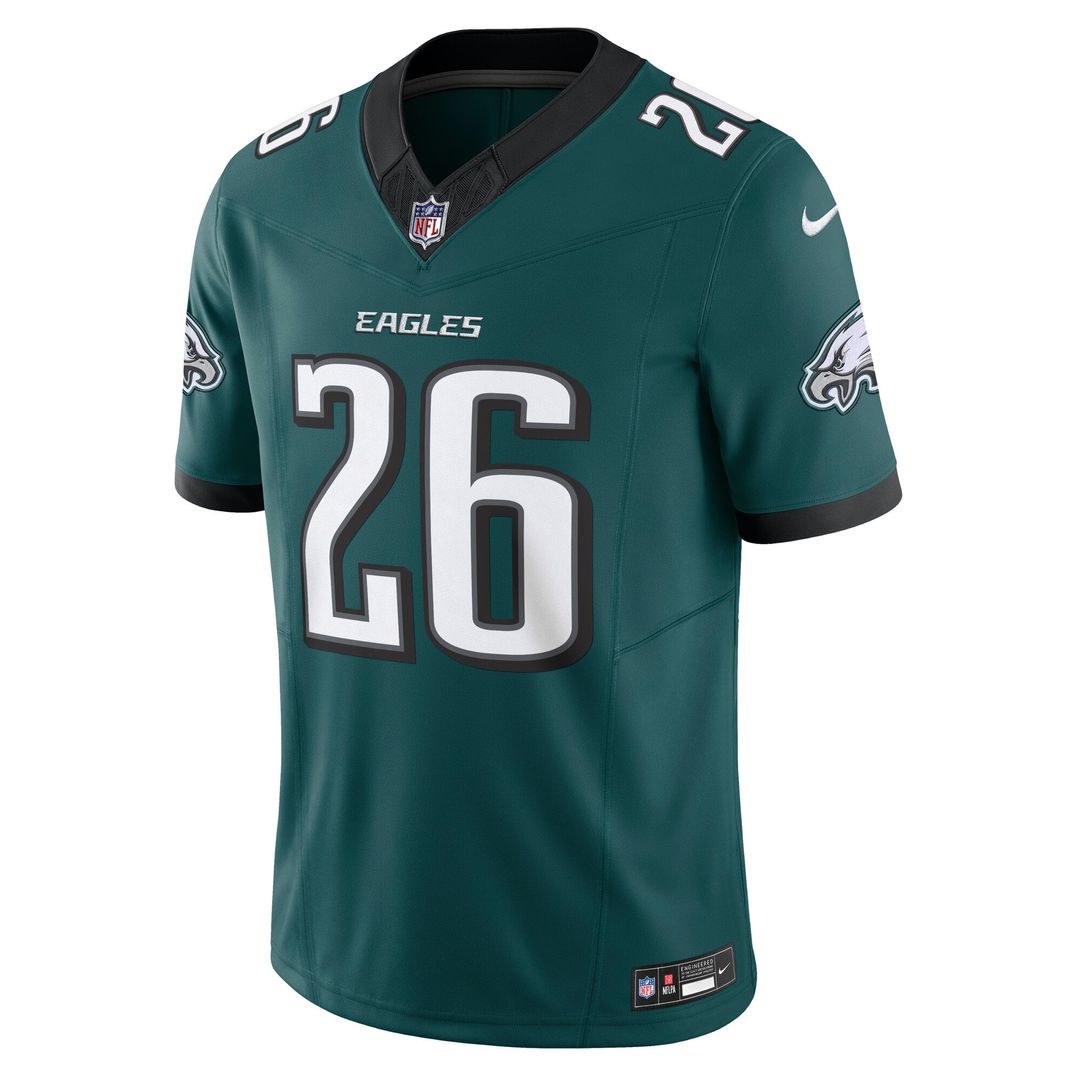 Philadelphia Eagles Saquon Barkley Nike Midnight Green Vapor F.U.S.E. Limited Jersey product image 2, provided for visual
