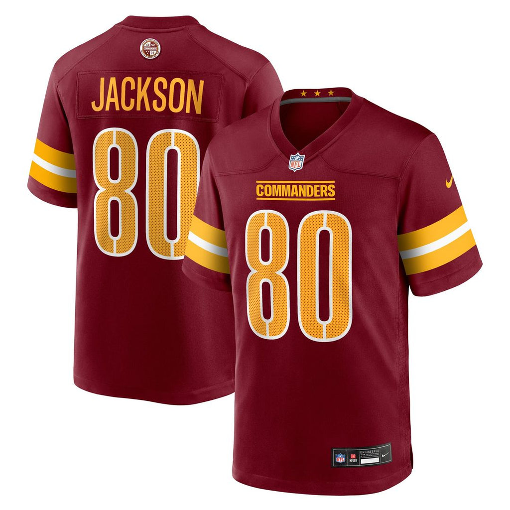 Washington Commanders Tyree Jackson Nike Burgundy Team Game Jersey product image 1, provided for visual reference and