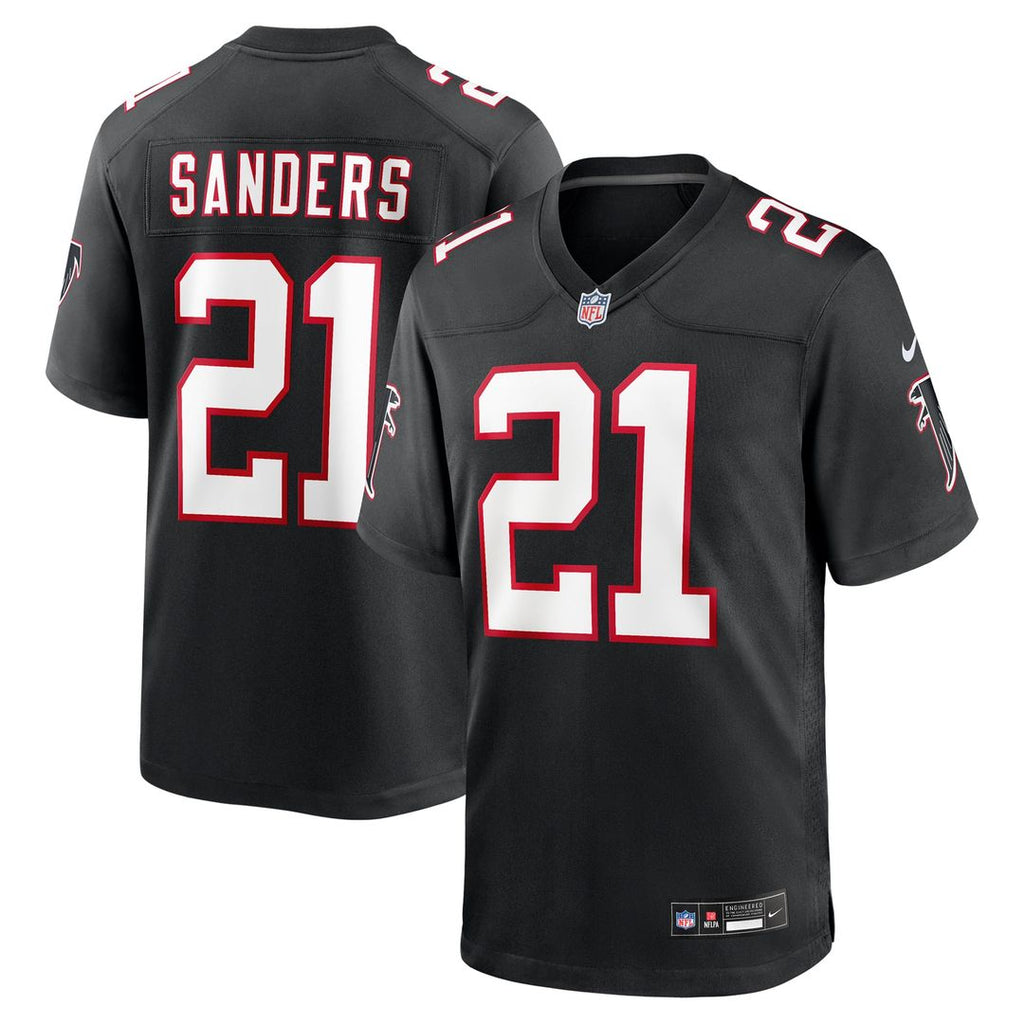 Atlanta Falcons Deion Sanders Nike Black Retired Player Alternate Game Jersey product image 1, provided for visual reference