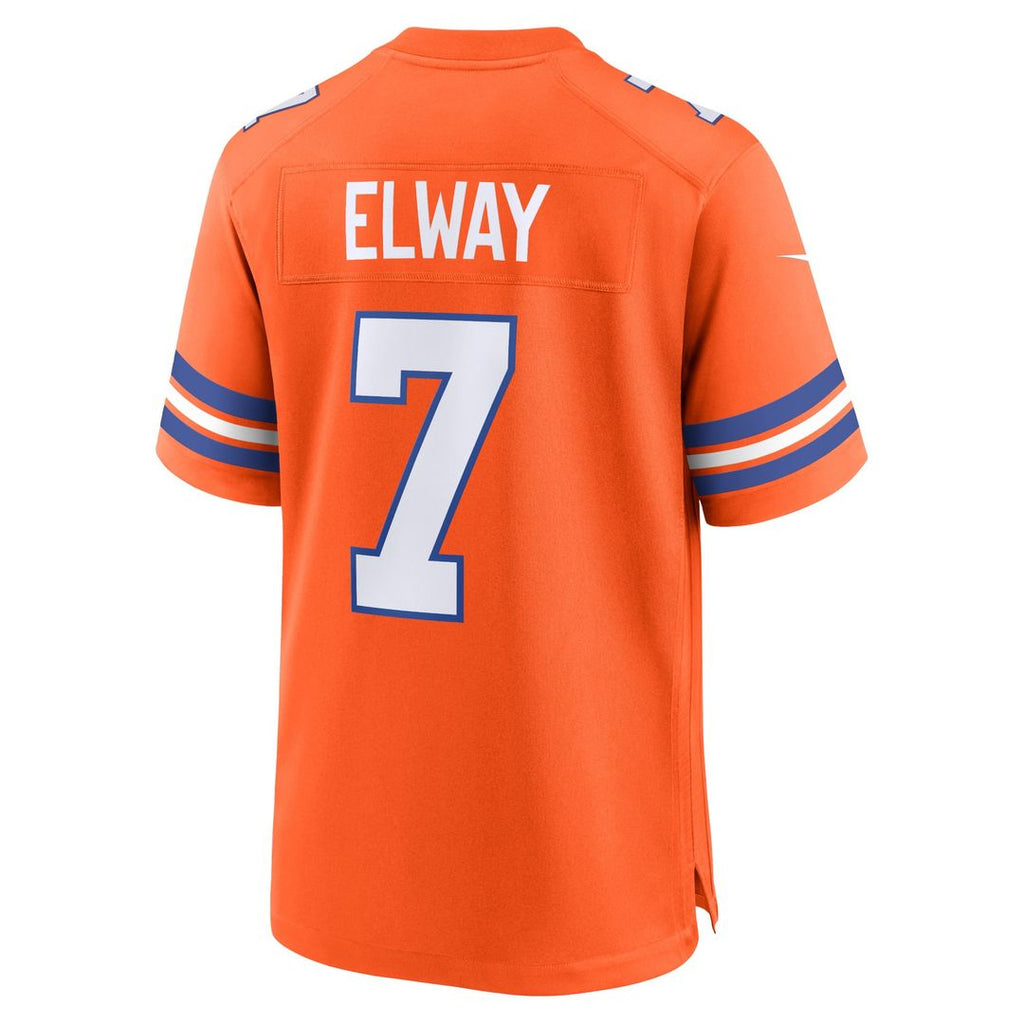 Denver Broncos John Elway Nike Orange Mile High Collection 1977 Throwback Retired Player Game Jersey product image 3,
