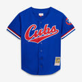 Chicago Cubs Ryne Sandberg Mitchell & Ness Royal Cooperstown Collection 1996 Mesh Batting Practice Button-Up Jersey product