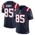 New England Patriots Hunter Henry Nike Navy Team Vapor F.U.S.E. Stitched Limited Jersey product image 1, provided for visual
