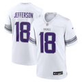 Minnesota Vikings Justin Jefferson Nike White Alternate Game Player Jersey product image 1, provided for visual reference
