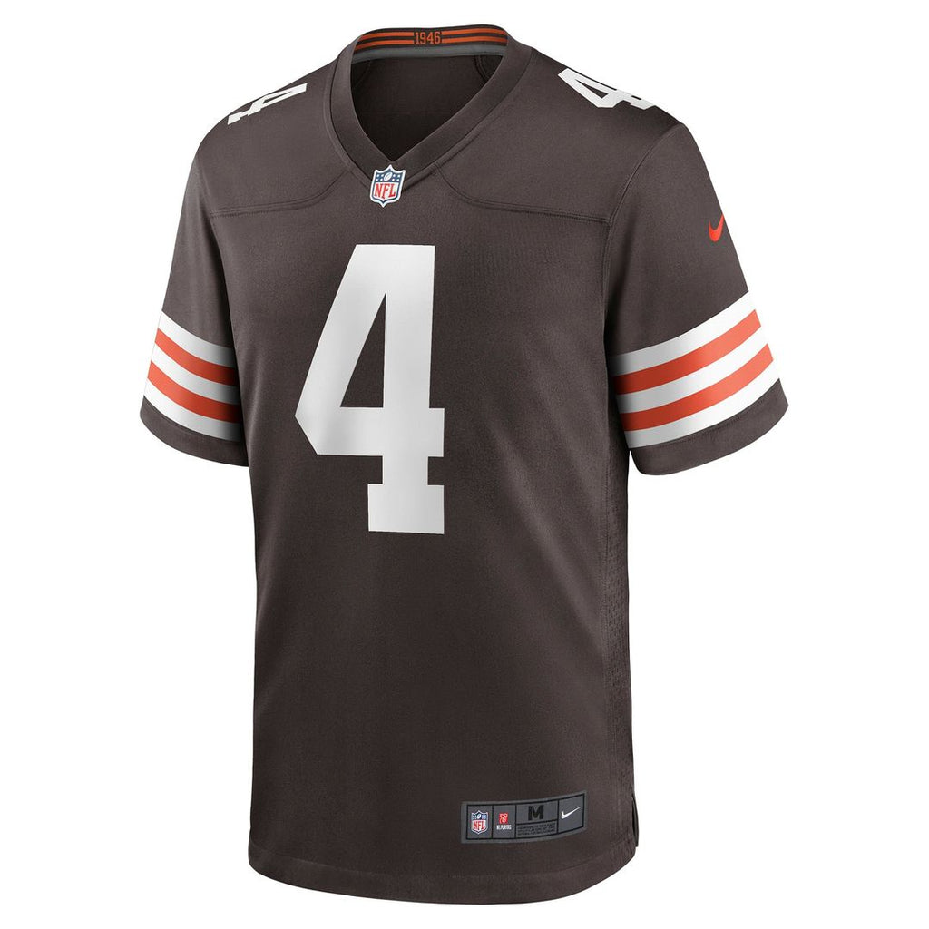 Cleveland Browns Deshaun Watson Nike White Game Jersey product image 8, provided for visual reference and product detail