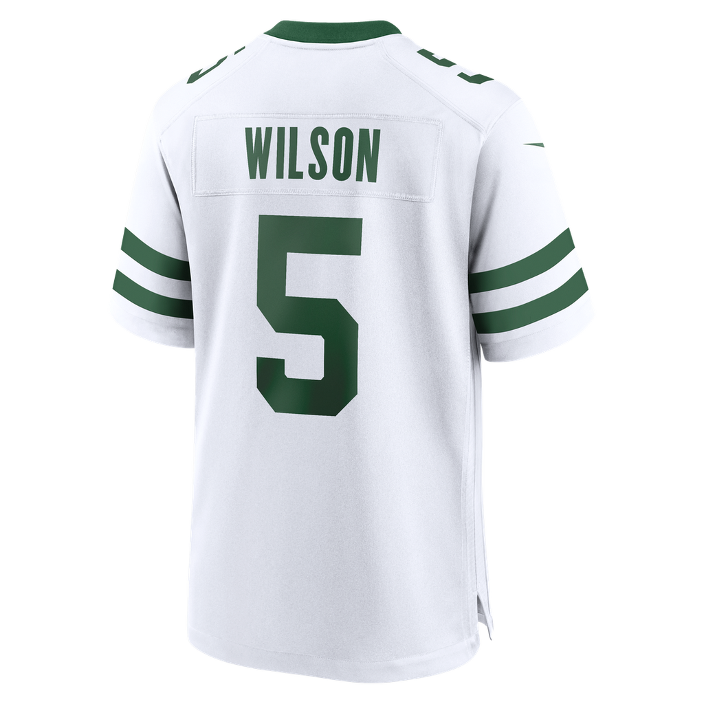 New York Jets Garrett Wilson Nike Legacy White Game Jersey product image 20, provided for visual reference and product