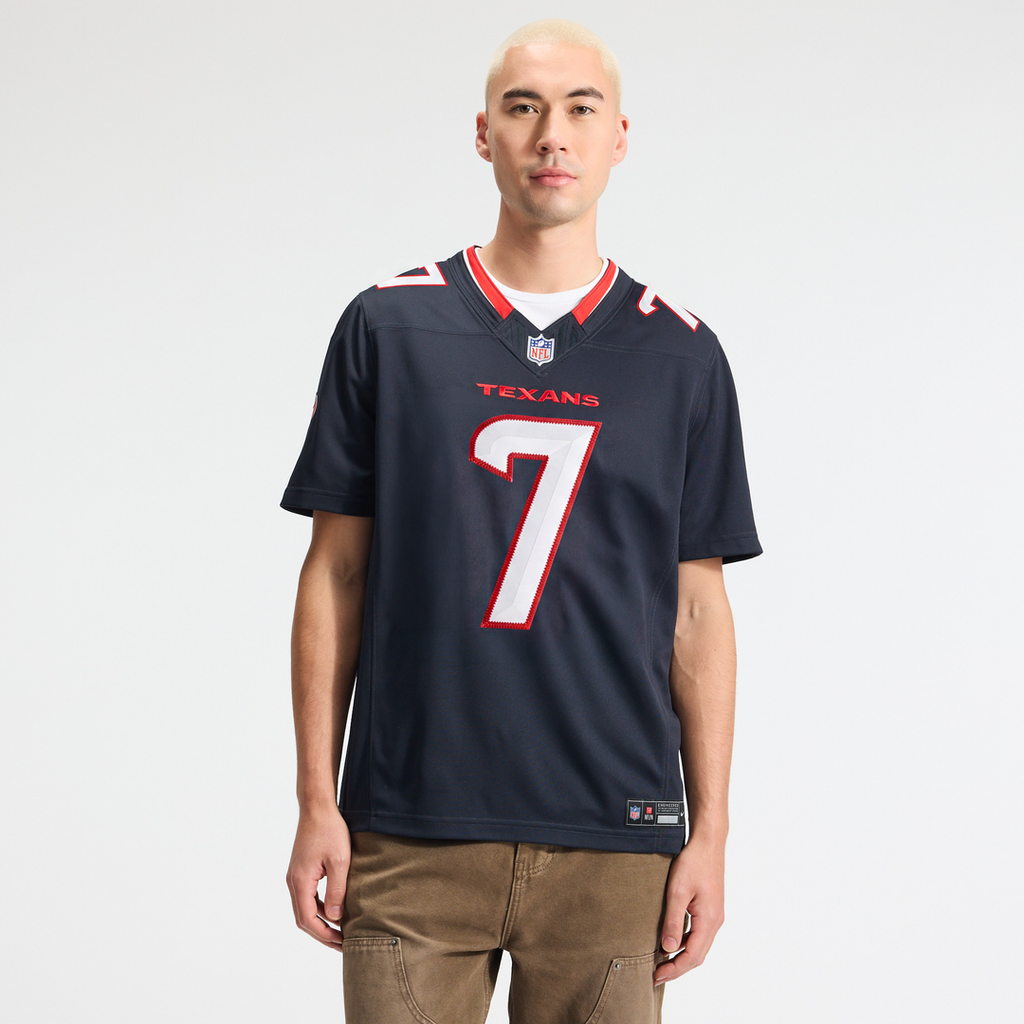 Houston Texans C.J. Stroud Nike Navy Team Vapor F.U.S.E. Stitched Limited Jersey product image 2, provided for visual