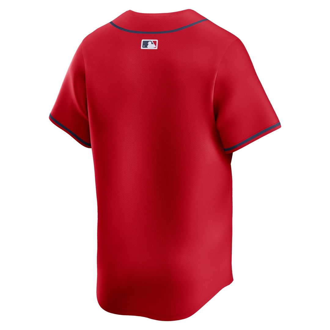 Atlanta Braves Nike Red Alternate Limited Jersey product image 3, provided for visual reference and product detail review