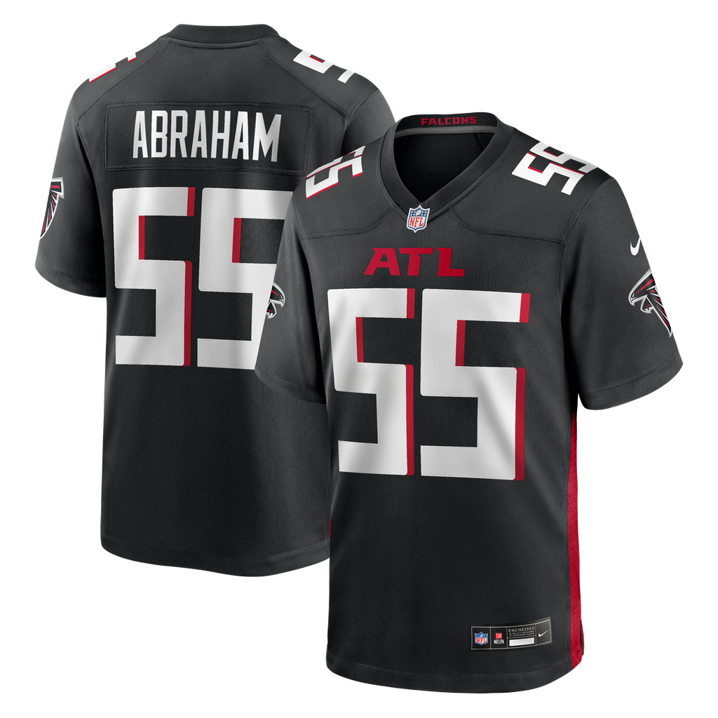 Atlanta Falcons John Abraham Nike Black Game Retired Player Jersey product image 1, provided for visual reference and