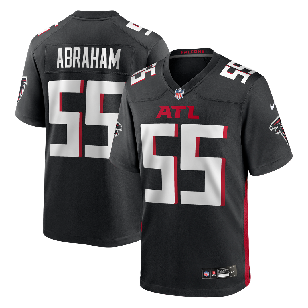 Atlanta Falcons John Abraham Nike Black Game Retired Player Jersey product image 1, provided for visual reference and