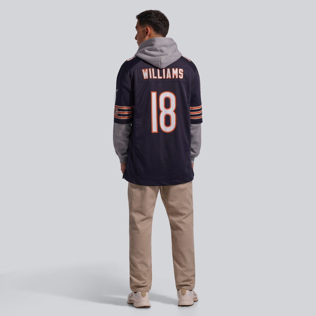 Chicago Bears Caleb Williams Nike Navy Player Game Jersey product image 5, provided for visual reference and product detail