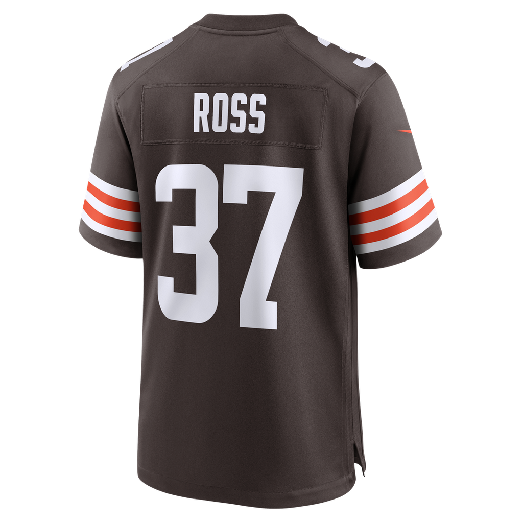 Cleveland Browns D'Angelo Ross Nike Brown Team Game Jersey product image 5, provided for visual reference and product detail