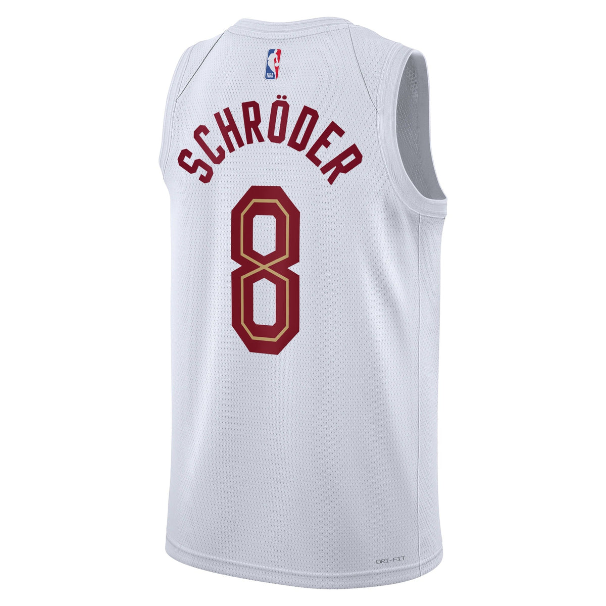Cleveland Cavaliers Nike Association Edition Swingman Jersey - White - Dennis Schröder - Unisex product image 4, provided