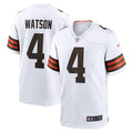 Cleveland Browns Deshaun Watson Nike White Game Jersey product image 1, provided for visual reference and product detail