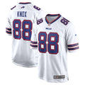 Buffalo Bills Dawson Knox Nike White Away Game Player Jersey product image 1, provided for visual reference and product