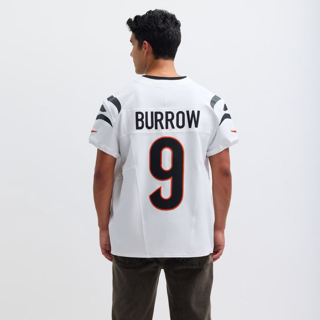 Cincinnati Bengals Joe Burrow Nike White Vapor F.U.S.E. Elite Jersey product image 5, provided for visual reference and
