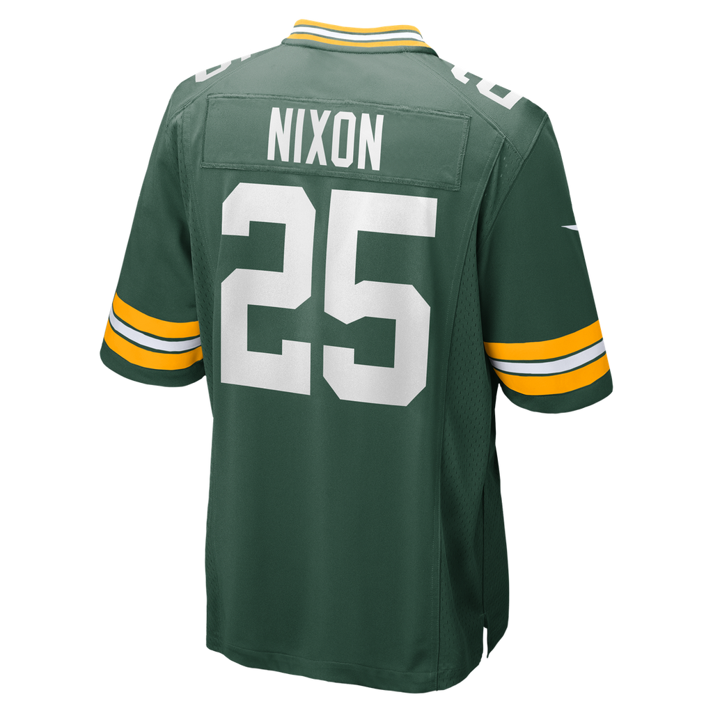 Green Bay Packers Keisean Nixon Nike Green Game Player Jersey product image 3, provided for visual reference and product