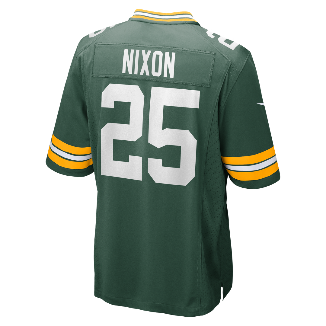 Green Bay Packers Keisean Nixon Nike Green Game Player Jersey product image 3, provided for visual reference and product