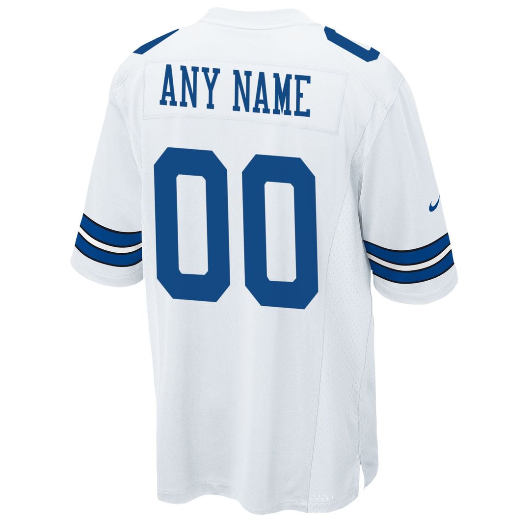 Dallas Cowboys Nike Navy Custom Game Jersey product image 19, provided for visual reference and product detail review