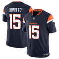 Denver Broncos Nik Bonitto Nike Navy Alternate Vapor F.U.S.E. Stitched Limited Jersey product image 1, provided for visual