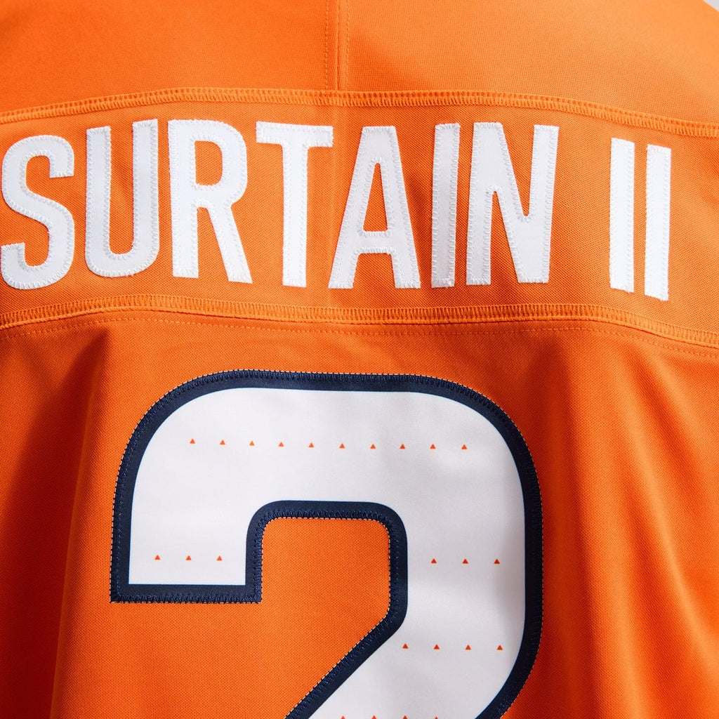 Denver Broncos Pat Surtain II Nike White Vapor F.U.S.E. Stitched Limited Jersey product image 17, provided for visual