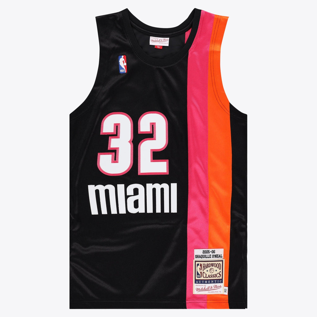 Miami Heat NBA Mitchell & Ness Authentic Jersey - Shaquille O'Neal product image 2, provided for visual reference and