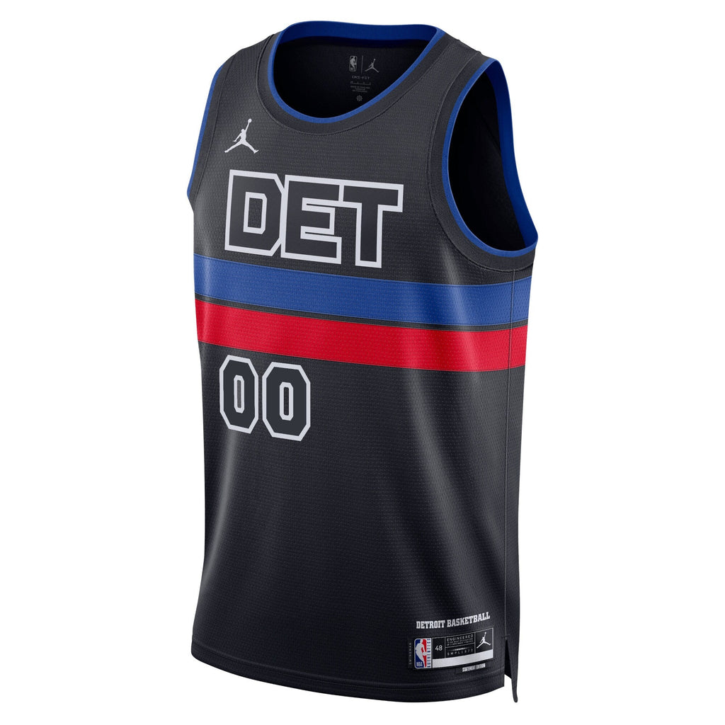 Detroit Pistons Jordan Statement Swingman Jersey - Custom - Unisex product image 2, provided for visual reference and