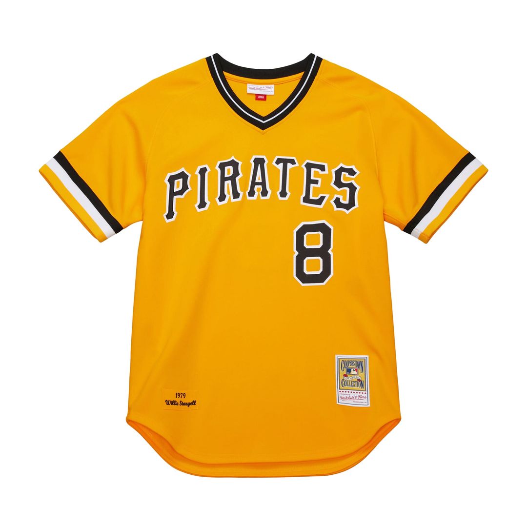 Pittsburgh Pirates Willie Stargell Mitchell & Ness Gold 1979 Throwback Authentic Jersey product image 2, provided for visual