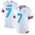 Houston Texans C.J. Stroud Nike White 2026 Rivalries Collection Stitched Limited Jersey product image 1, provided for visual