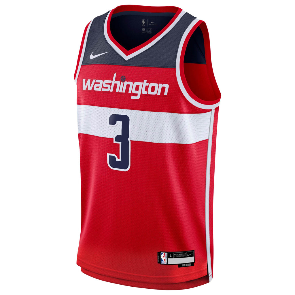 Washington Wizards Nike Icon Edition Swingman Jersey - Red product image 3