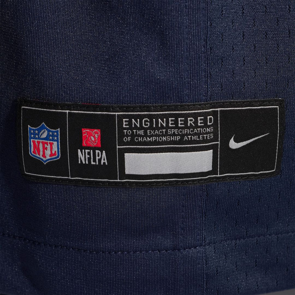 Chicago Bears Case Keenum Nike Navy Team Game Jersey product image 6, provided for visual reference and product detail review
