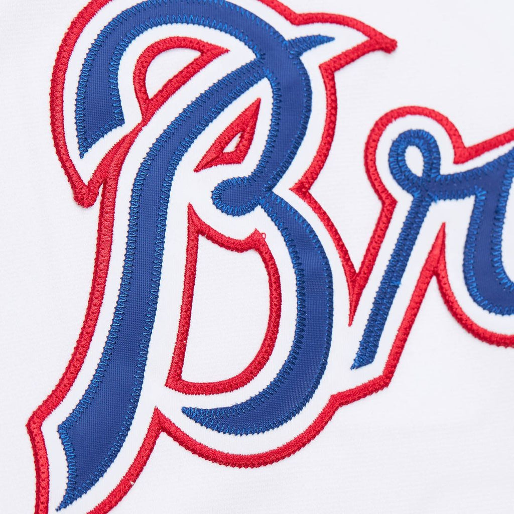 Atlanta Braves Chipper Jones Mitchell & Ness White 2004 Cooperstown Collection Authentic Throwback Jersey product image 4,