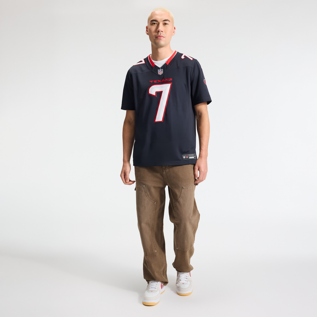 Houston Texans C.J. Stroud Nike Navy Team Vapor F.U.S.E. Stitched Limited Jersey product image 4, provided for visual