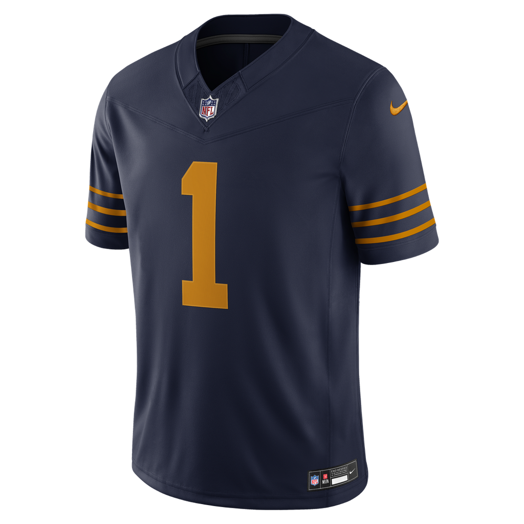 Green Bay Packers Micah Parsons Nike Navy Alternate Vapor F.U.S.E. Stitched Limited Jersey product image 2, provided for
