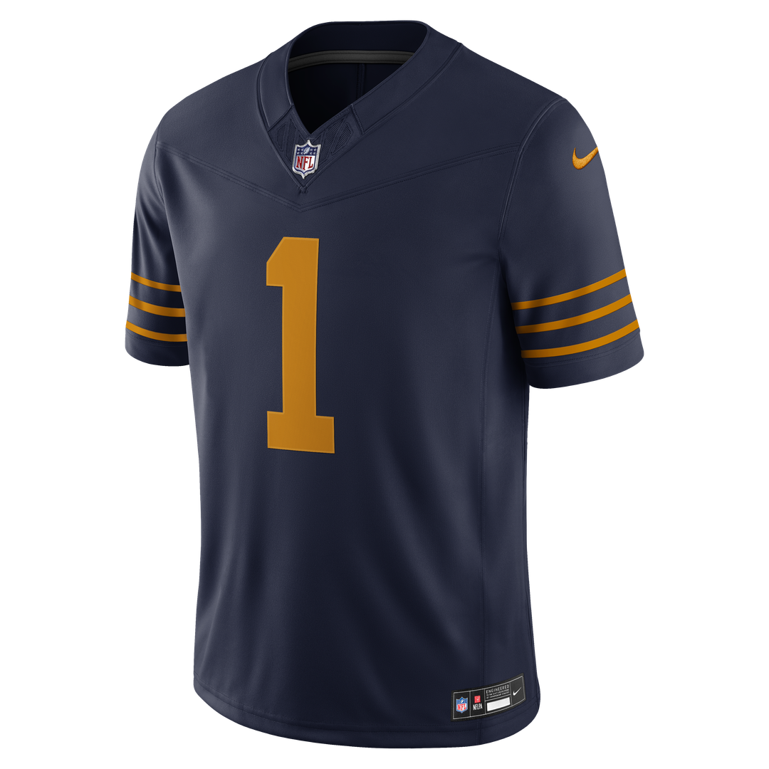 Green Bay Packers Micah Parsons Nike Navy Alternate Vapor F.U.S.E. Stitched Limited Jersey product image 2, provided for