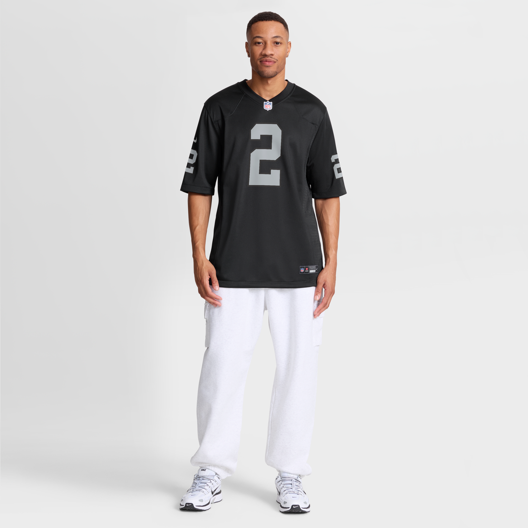 Las Vegas Raiders Ashton Jeanty Nike Black Team Game Jersey product image 9, provided for visual reference and product