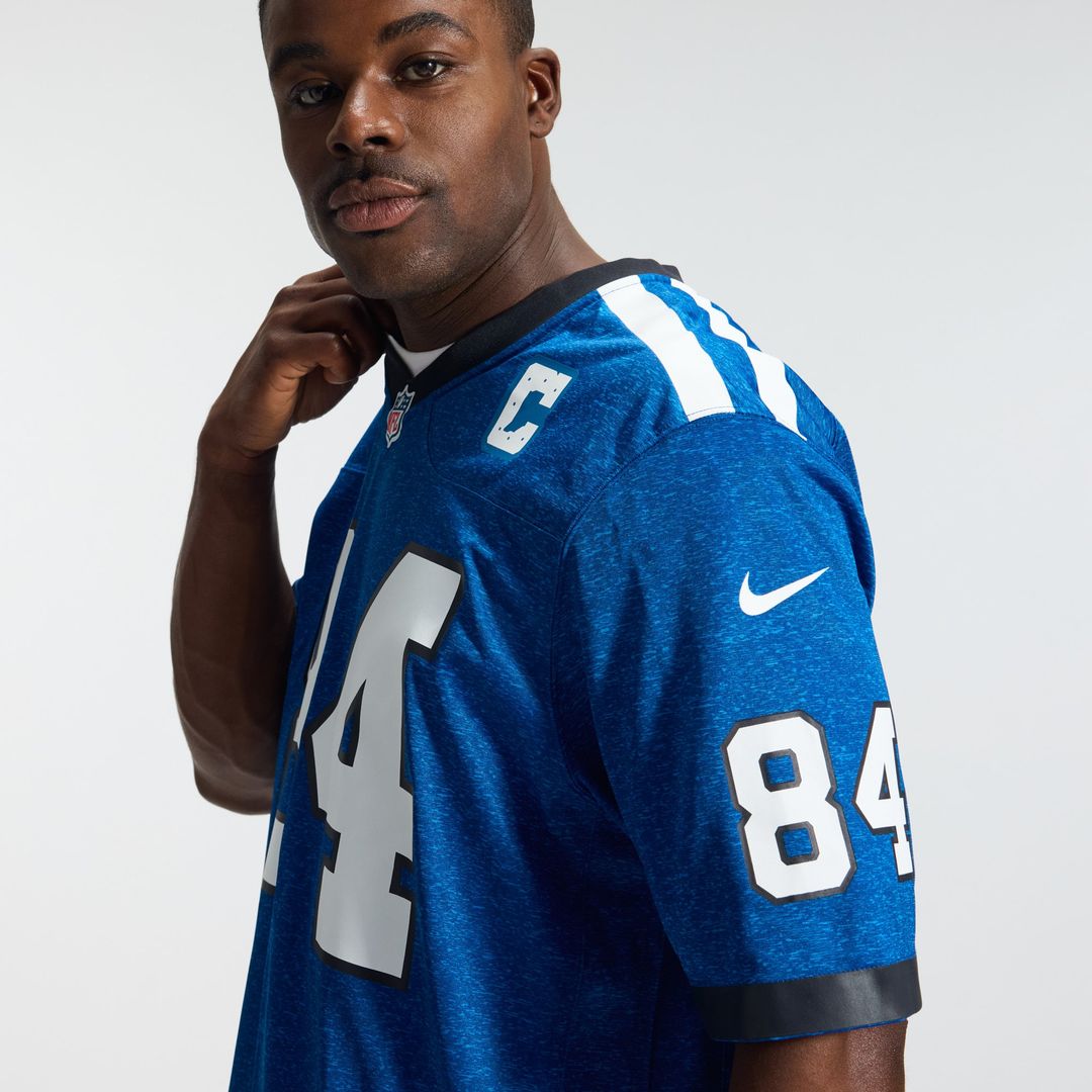 Indianapolis Colts Tyler Warren Nike Heather Royal Alternate 2 Indiana Nights Game Jersey product image 10, provided for