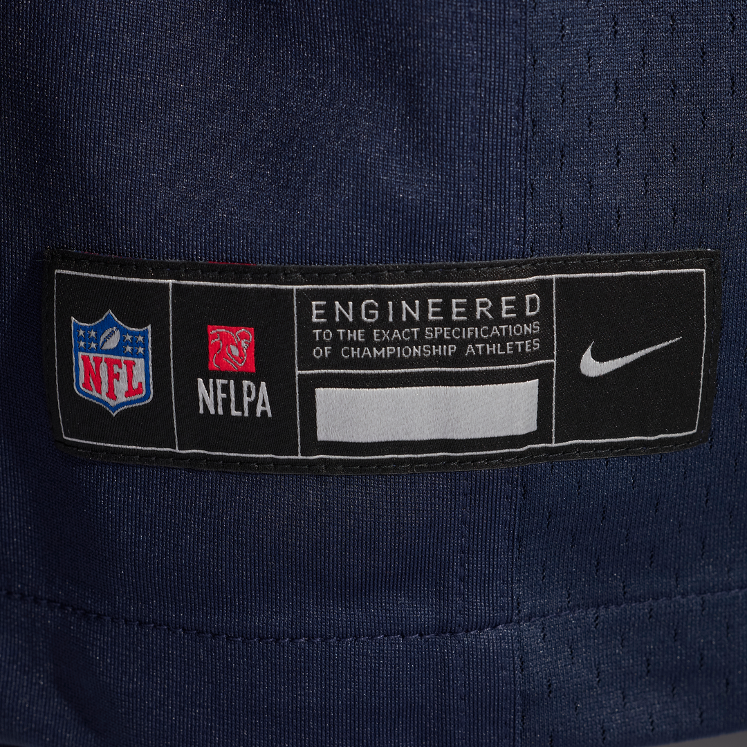 Chicago Bears Gervon Dexter Sr Nike Navy Team Game Jersey product image 6, provided for visual reference and product detail