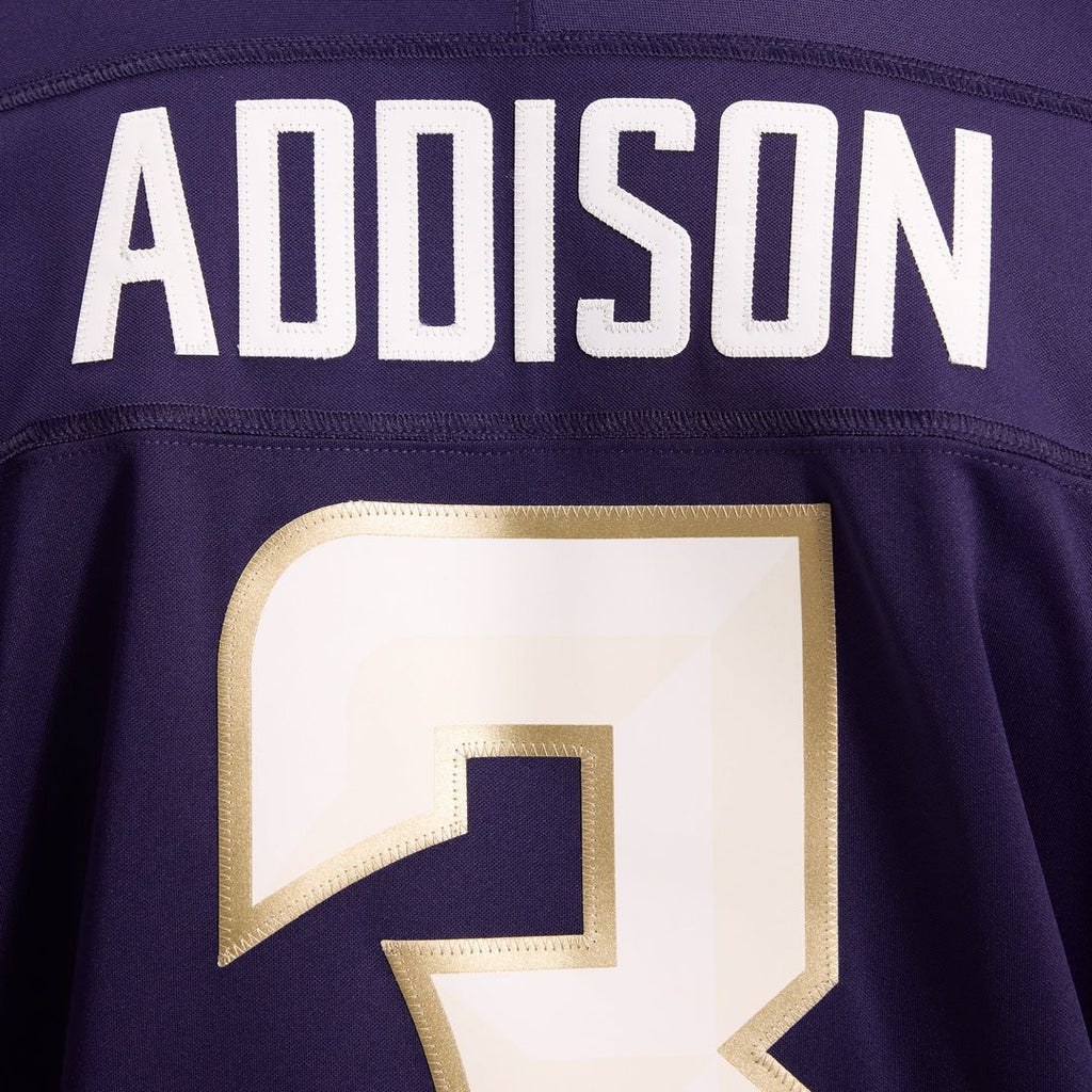 Minnesota Vikings Jordan Addison Nike Purple 2026 Rivalries Collection Stitched Limited Jersey product image 19, provided