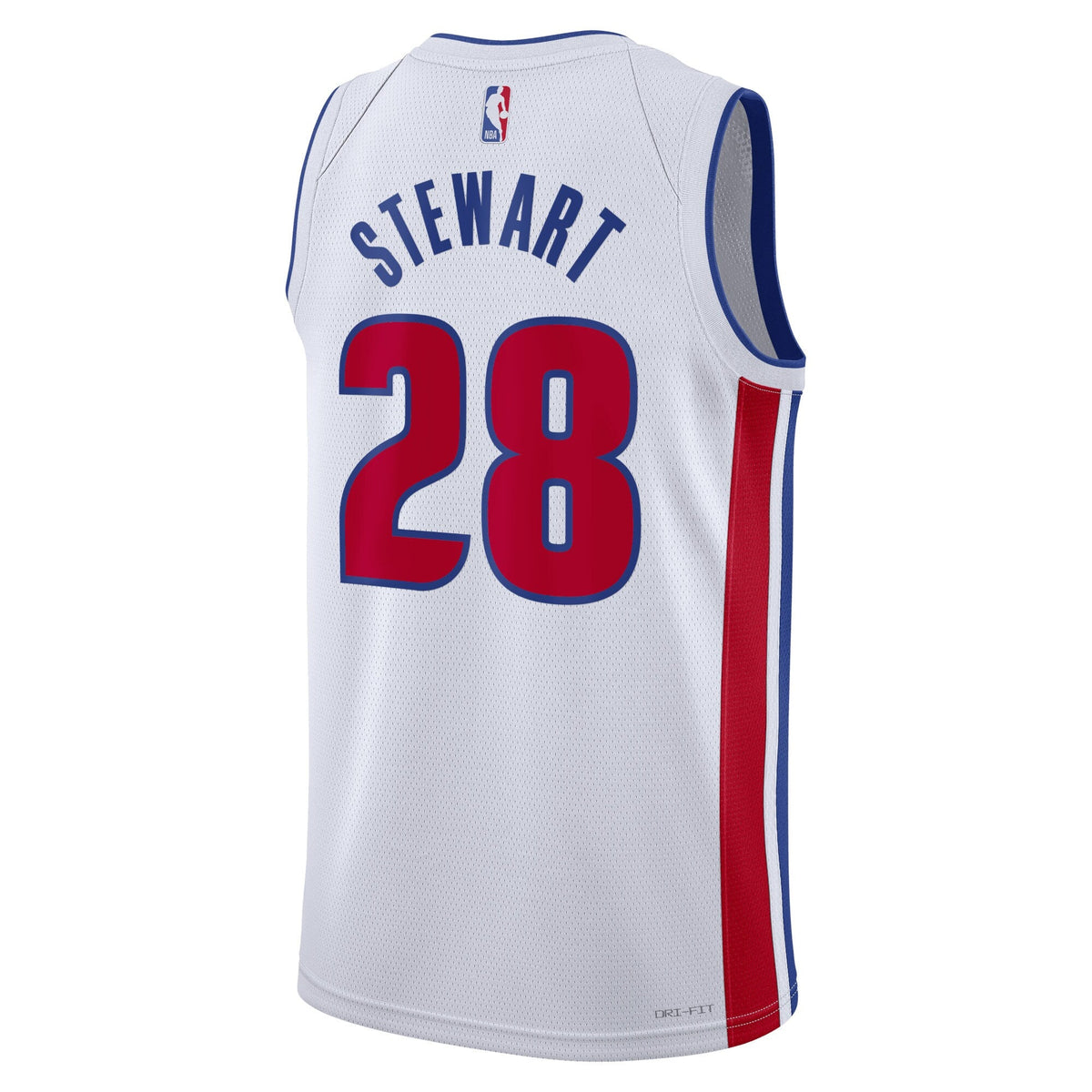 Detroit Pistons Nike Association Edition Swingman Jersey - White - Isaiah Stewart - Unisex product image 3, provided for