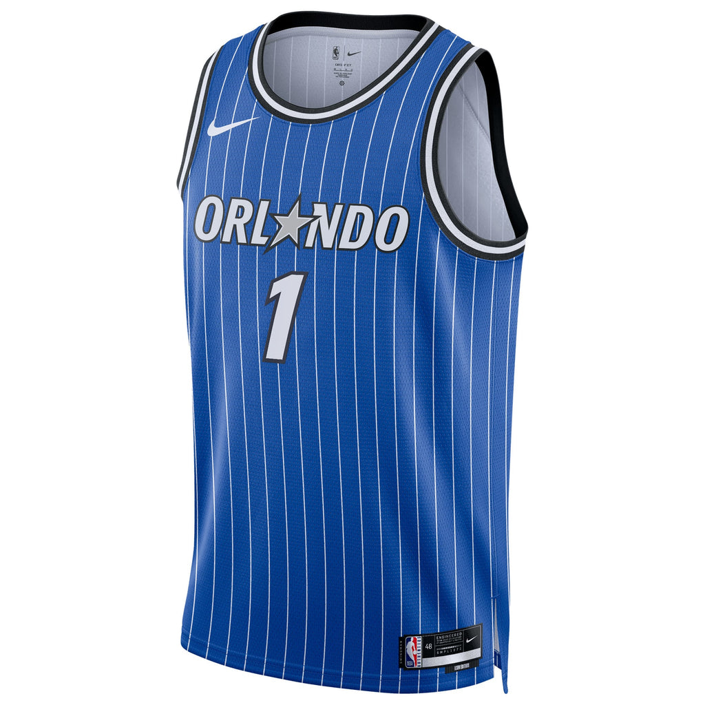 Orlando Magic Nike Replica Icon Edition Swingman Jersey - Blue - Jonathan Isaac - Unisex product image 3, provided for