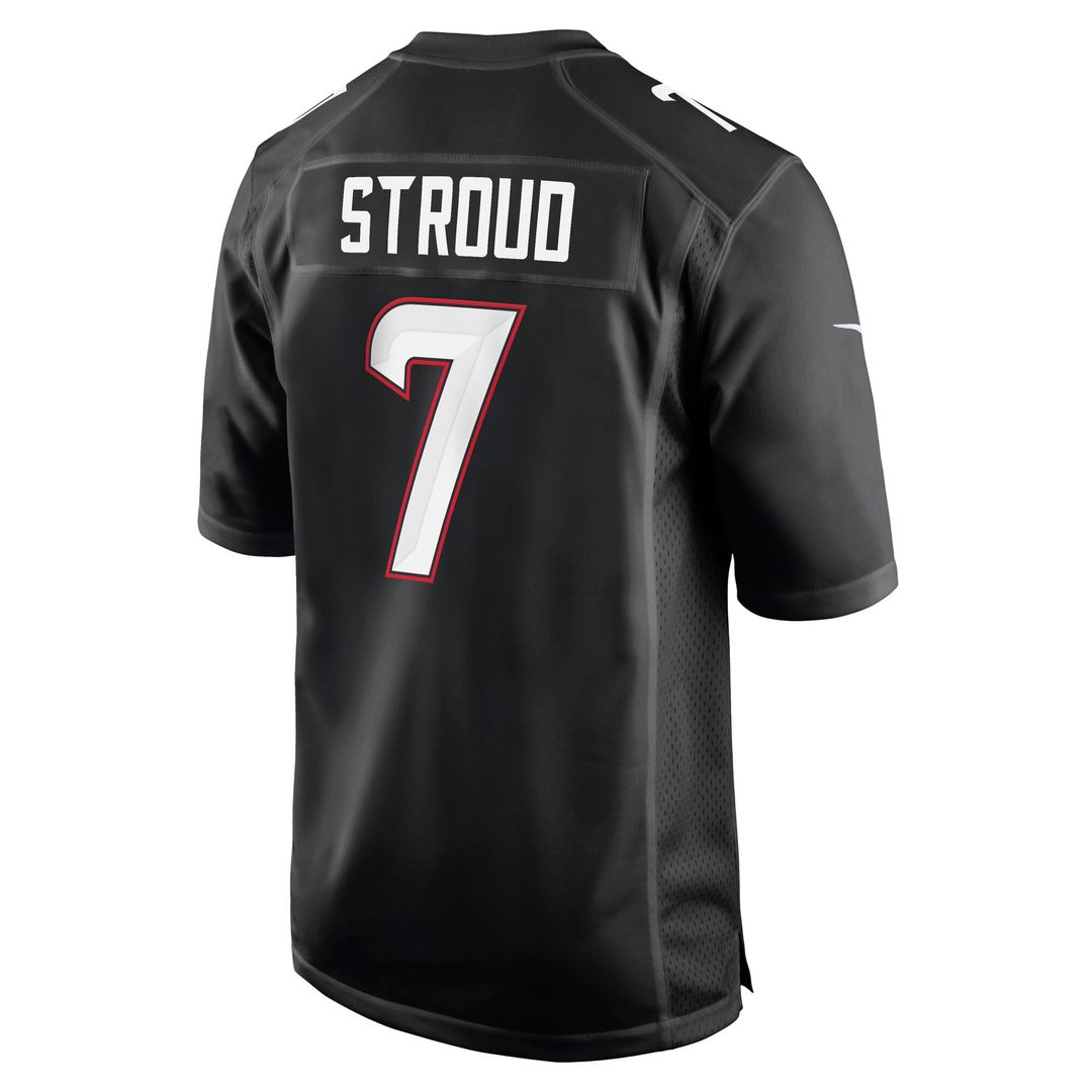 Houston Texans C.J. Stroud Nike Carbon Black Fashion Jersey product image 3, provided for visual reference and product
