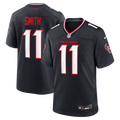 Houston Texans Tremon Smith Nike Navy Team Game Jersey product image 1, provided for visual reference and product detail